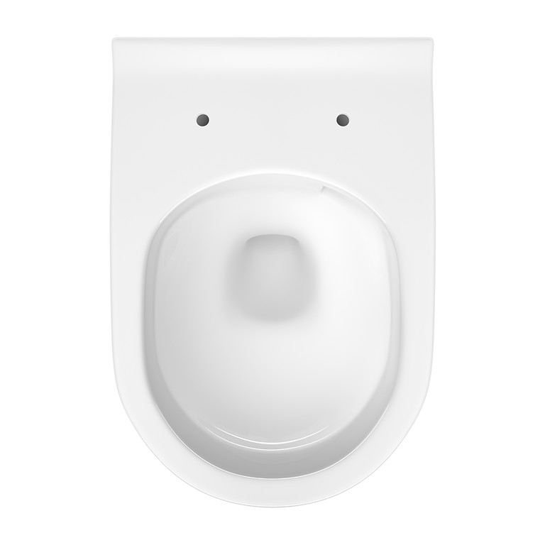 Set C938: Mille Pro Wall Hung Bowl Cersanit Vortex with Luna Toilet Seat S4042-002